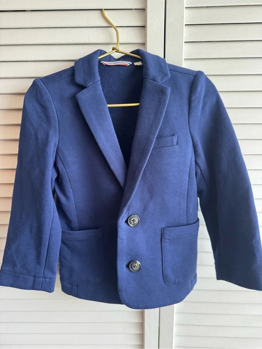 Mini Boden Kids Navy Blue Blazer Jacket